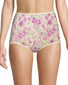 Moonlight/Purple Shade/Late Summer Floral Print Front Bali Skimp Skamp Full Brief Panty 3-Pack DFA633