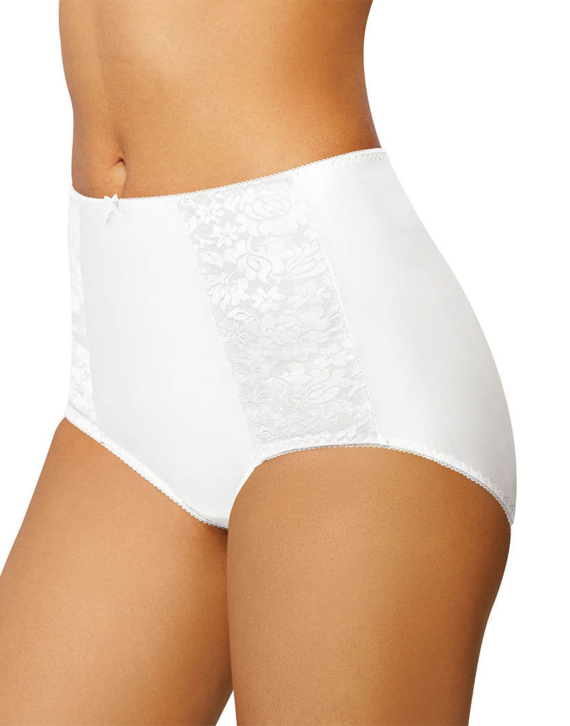 White Front Bali Double Support Briefs 3-Pack DFDBB3