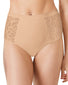 Nude Front Bali One Smooth U Tummy Smoothing Lace Accents Brief DFLTSB