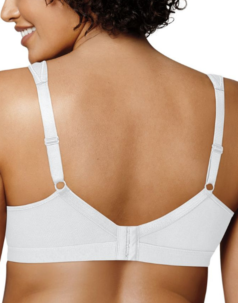 White Back Playtex 18 Hour Cotton Stretch Ultimate Lift & Support Wirefree Bra US474C