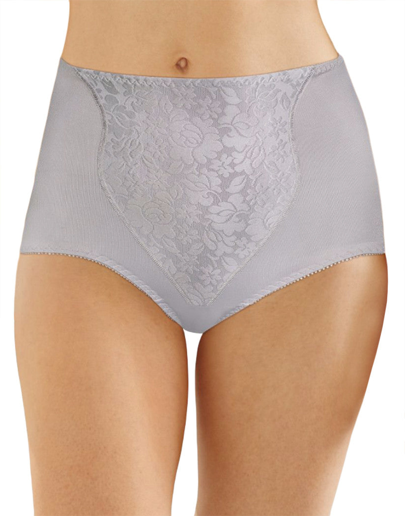 Crystal Grey Front Bali Light Control Lace Panel Brief 2-Pack