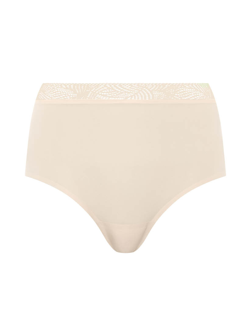 Nude Blush Flat Chantelle Soft Stretch One Size Brief With Lace 11G7