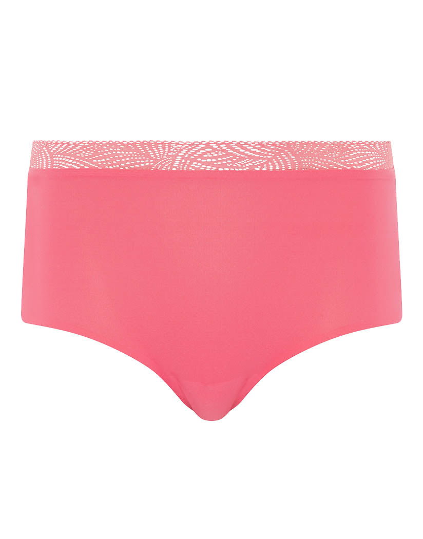 Chantelle Soft Stretch High Waist Brief With Lace Rose Amour 11G7