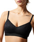 Black Front Chantelle Norah Supportive Wire-Free Bralette 13F8
