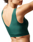 Sequoia Green Side Chantelle Soft Stretch V-Neck Padded Top Sequoia Green 16A1