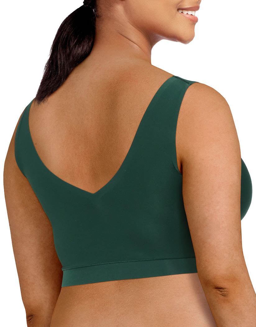 Sequoia Green Back Chantelle Soft Stretch V-Neck Padded Top Sequoia Green 16A1