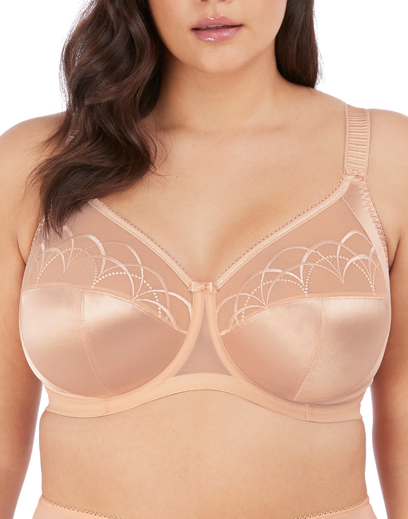 Latte Front Elomi Cate Full Cup Full Figure Underwire Banded Bra EL4030