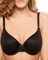 Black Front Chantelle Basic Invisible Smooth Custom Fit Bra Black