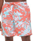 Hot Coral Front Calvin Klein Modern Volley Island Camo 7" Swim CB2VNP09