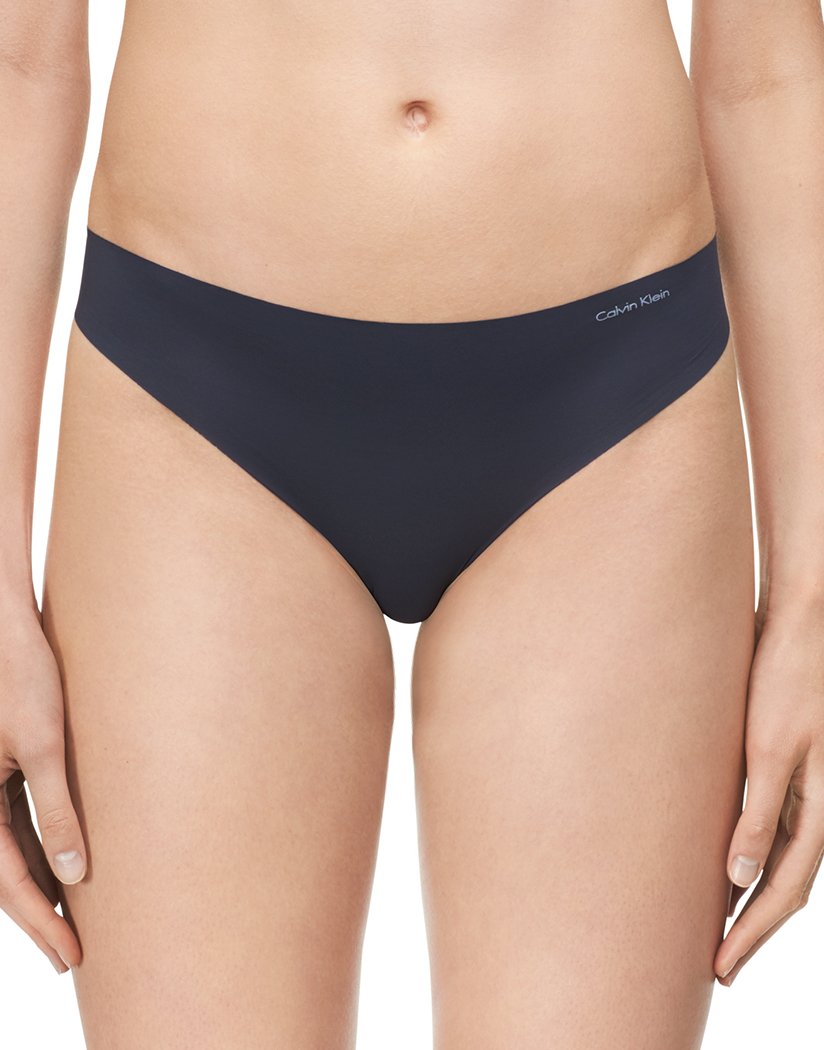 Calvin Klein Women's Invisibles Thong Underwear D3428 Pyramid Stripes