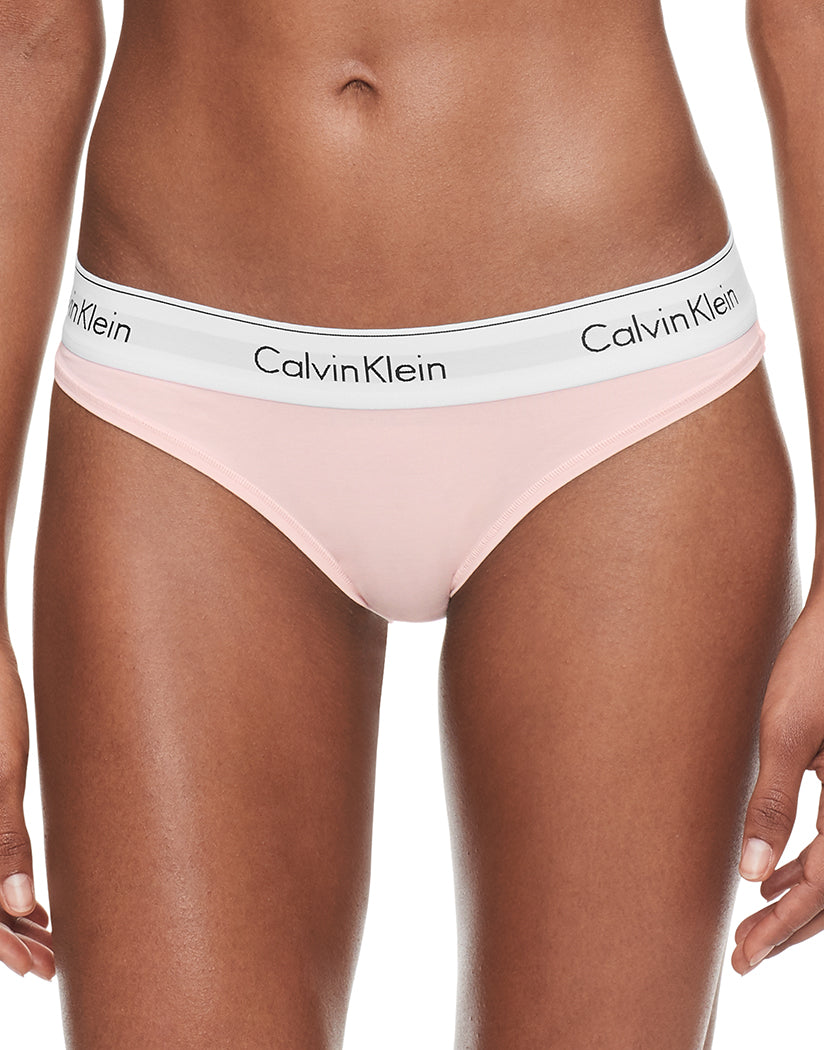 Nymphs Thigh Front Calvin Klein Women Modern Cotton Thong F3787