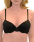 Black Front Calvin Klein Perfectly Fit Slipcover Firework Lace Lined Full Coverage Bra