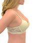Ivory Side Calvin Klein Perfectly Fit Slipcover Firework Lace Lined Full Coverage Bra