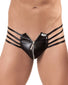 Black Front Candyman All Zipped Up Thong 99140