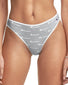 Multi Scaterred Logos White Front Champion Daywear Thong CH46AS
