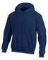 Navy Front Champion Double Dry Action Fleece Pullover Hood