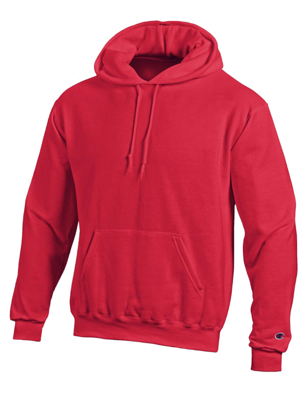 Scarlet Front Champion Double Dry Action Fleece Pullover Hood