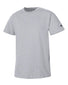 Grey Oxford Heather Front Champion Mens Basic Tee T425