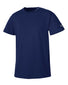 Navy Front Champion Mens Basic Tee T425