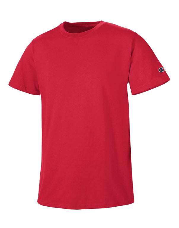 Scarlet Front Champion Mens Basic Tee T425