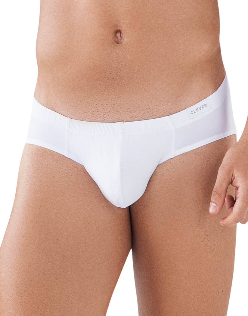 White Front Clever Latin Brief 0873