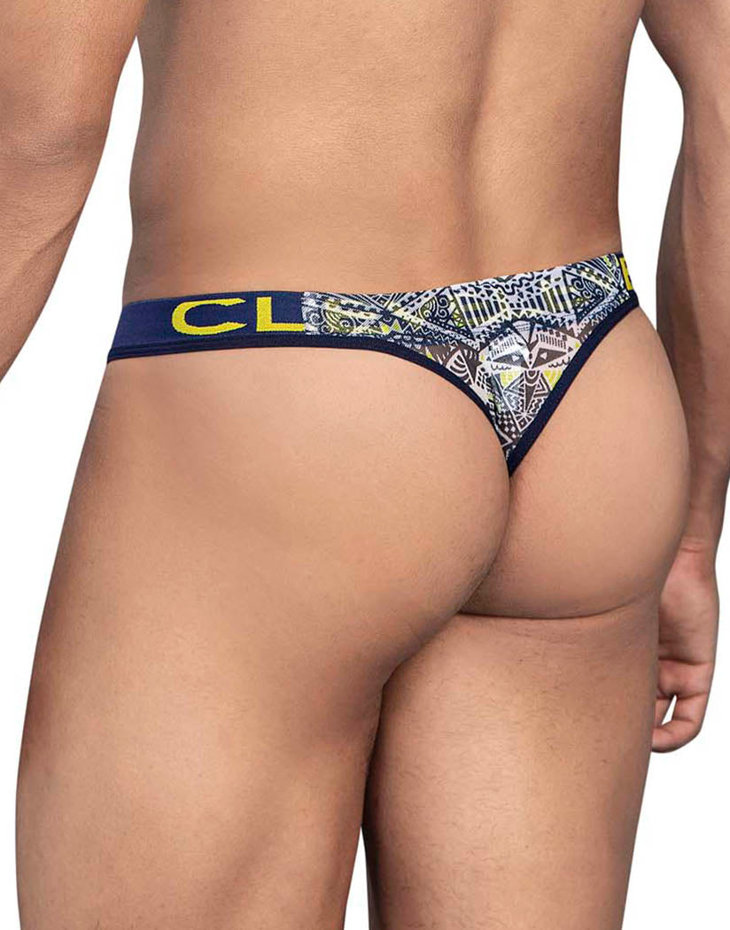 White Back Clever Tribal Thong 0921