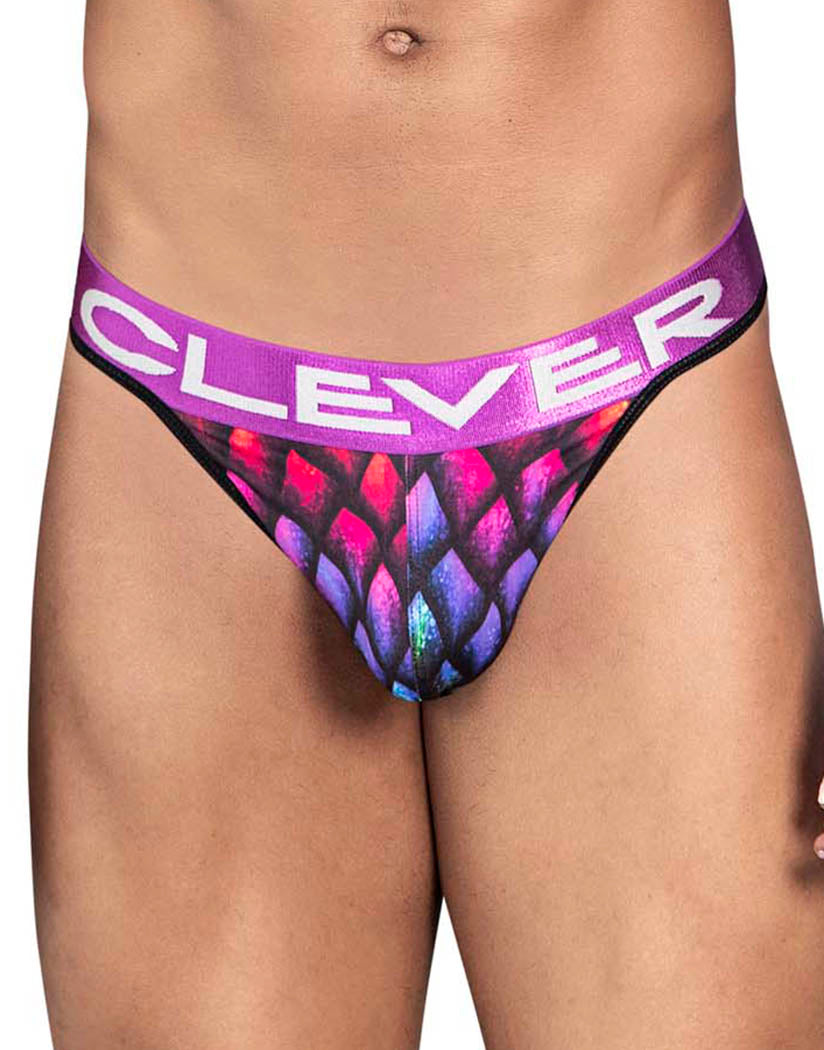 Black Front Clever Pluma Thong 0942
