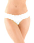 White Front Cosabella Never Say Never Cutie Thong NEVER03ZLBOW