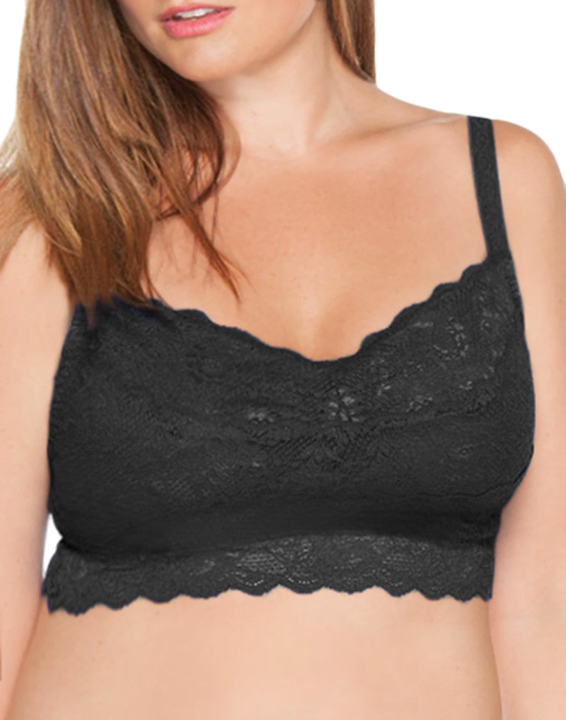 Black Front Cosabella Never Say Never Sweetie Bralette Plus Size NEVER1301P