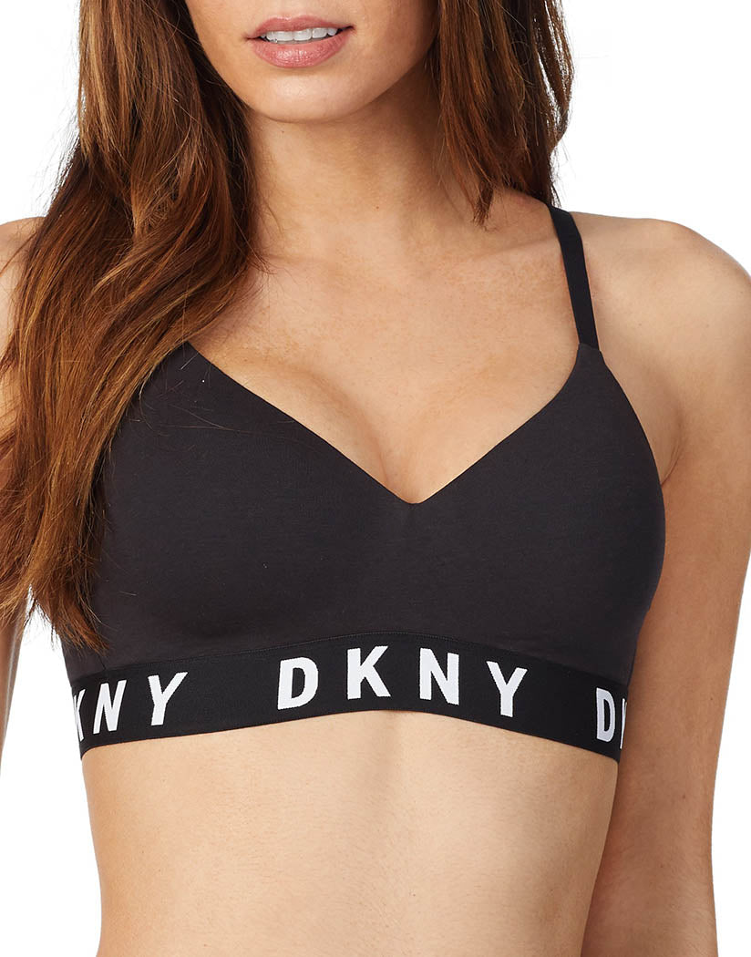 black front DKNY Cozy Boyfriend Wirefree Push Up DK4518