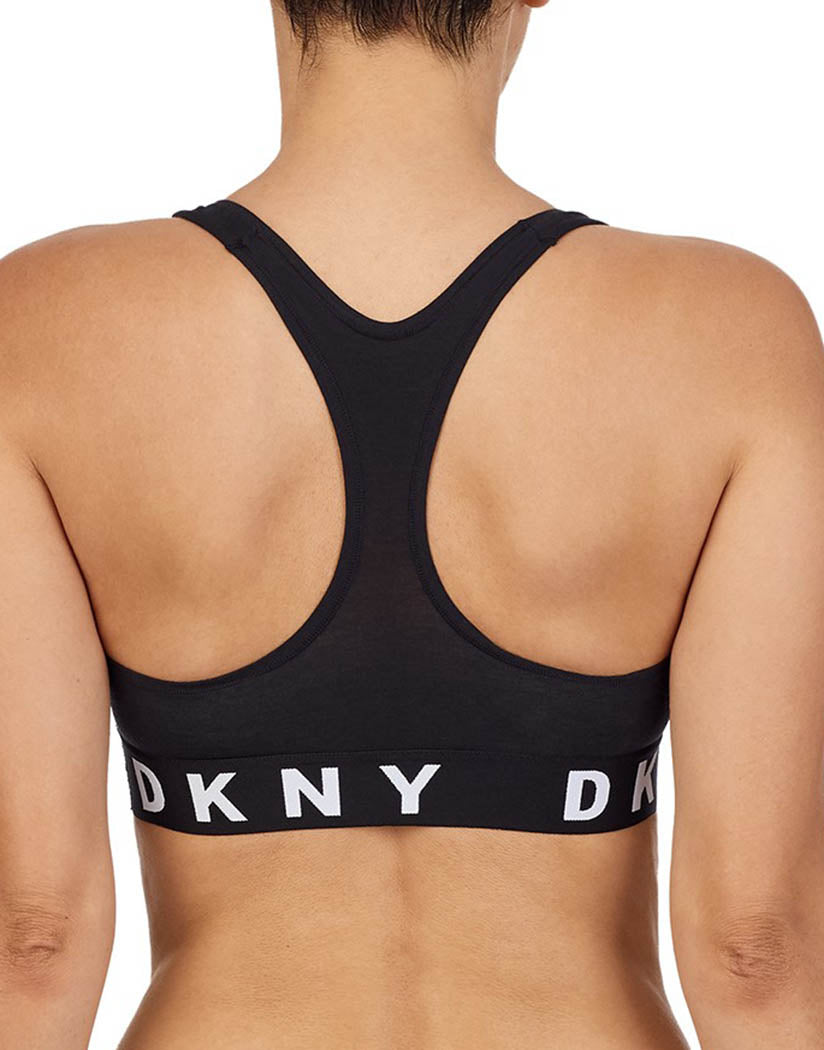black back DKNY Cozy Boyfriend Racerback Bralette DK4519
