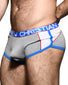 Heather Grey Side Andrew Christian Almost Naked Retro Boxer 92274