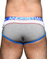 Heather Grey Back Andrew Christian Almost Naked Retro Boxer 92274