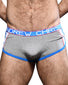 Heather Grey Front Andrew Christian Almost Naked Retro Boxer 92274