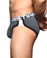 Charcoal Side Andrew Christian Show-It Retro Pop Brief 92276