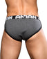 Charcoal Back Andrew Christian Show-It Retro Pop Brief 92276