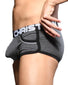Charcoal Side Andrew Christian Show-It Retro Pop Pocket Boxer 92277