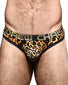 Leopard Print Front Andrew Christian Plush Leopard Thong w/ Almost Naked 92296