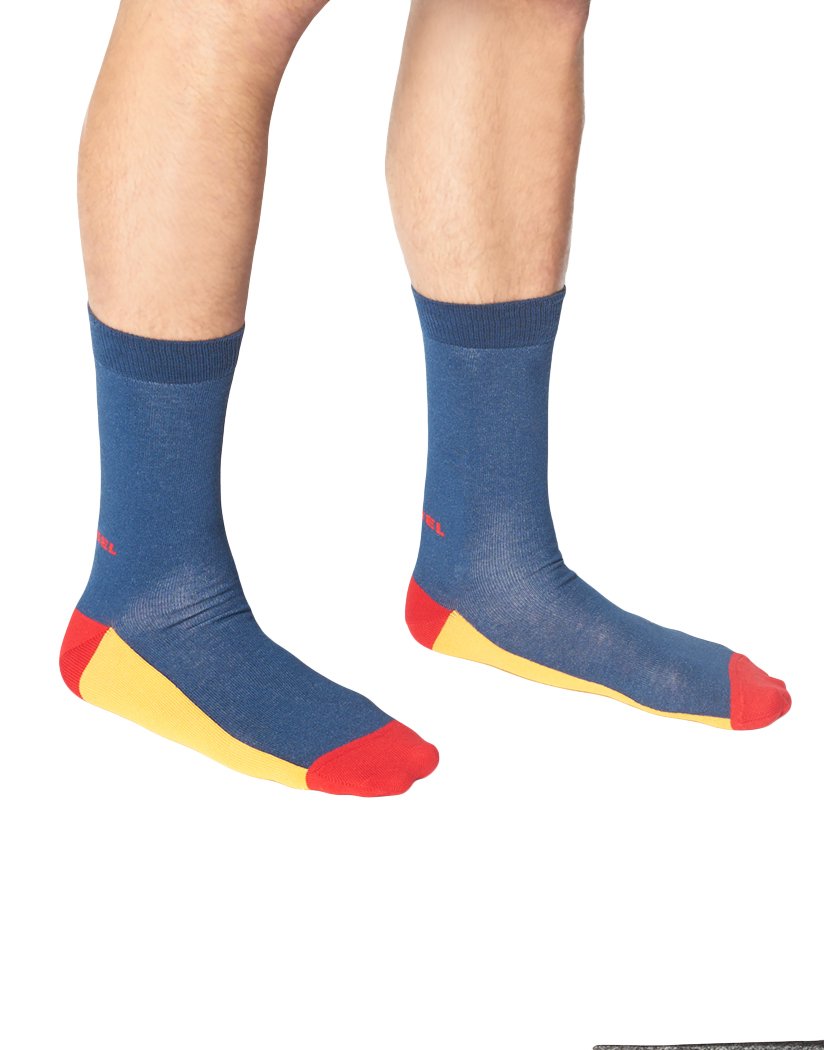 Blue Assorted Front Diesel Black Assorted Socks 3 Pack 00SAYJ0HARZ