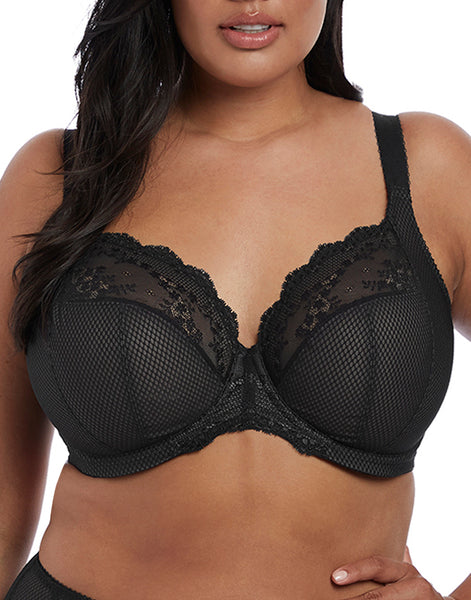 Elomi Smooth Full Figure Strapless Underwire Bra in Black , Size 38Gg -  Bass River Shoes