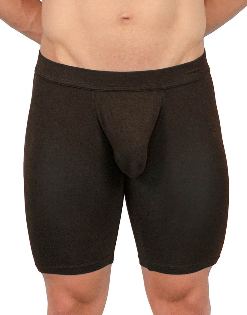Black Front Obviously EliteMan 9 Inch Boxer Brief F01