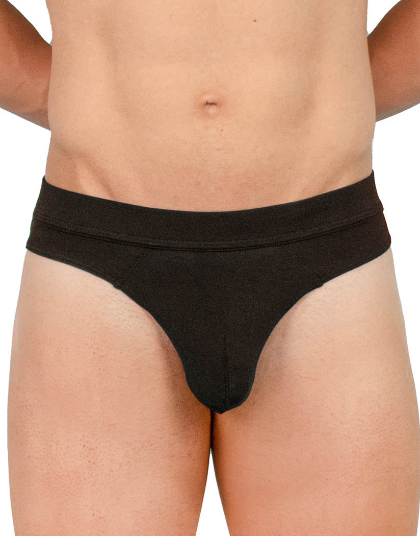 Black Front Obviously EliteMan Hipster Brief F04