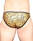 Metallic Leopard back Andrew Christian Glam Leopard Bikini with Almost Naked 7808