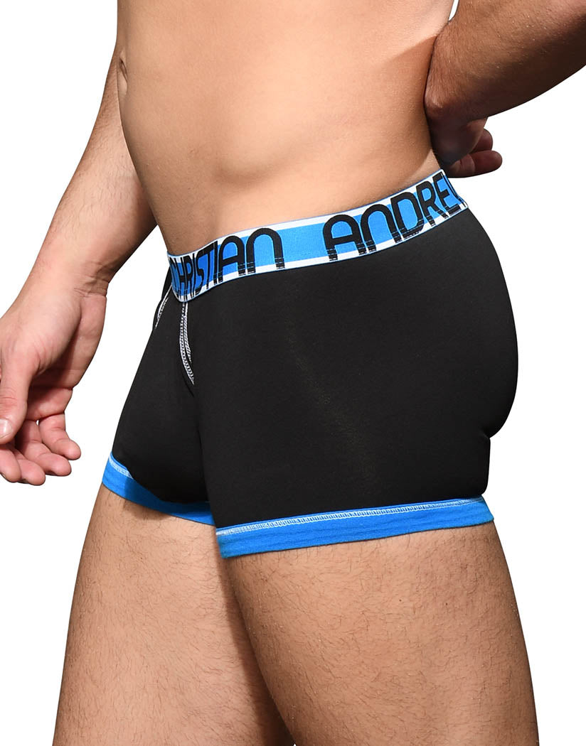 Black Side Andrew Christian Almost Naked Cotton Boxer 92360