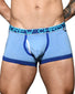 Athletic Blue Front Andrew Christian Fly Tagless Boxer w/ Almost Naked 92363