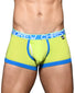 Fresh Lime Front Andrew Christian Fly Tagless Boxer w/ Almost Naked 92363
