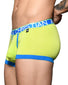 Fresh Lime Side Andrew Christian Fly Tagless Boxer w/ Almost Naked 92363