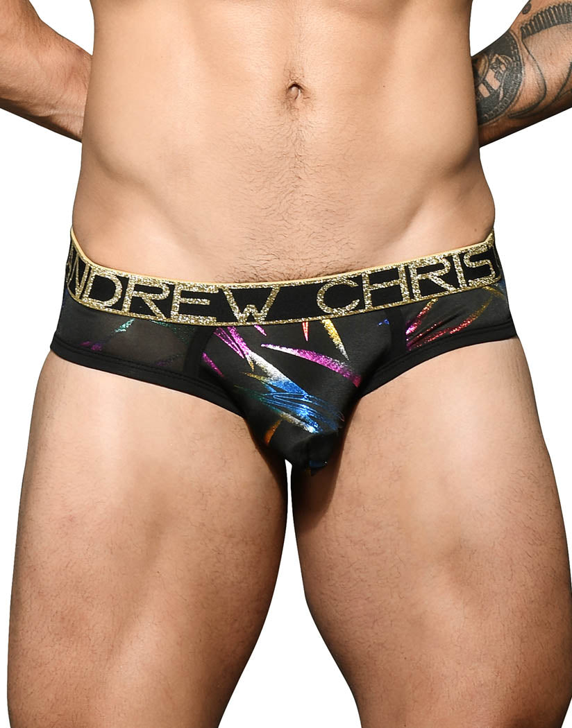 Multi Front Andrew Christian Metallic Eclipse Brief w/ Almost Naked 92381