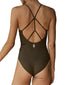 Army Back Free People X FP Movement Dance All Day Bodysuit OB987366