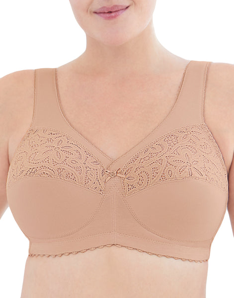 Glamorise Bra 1247 - Front Close Smoothing Underwire Bra - Berry – Dale and  Waters